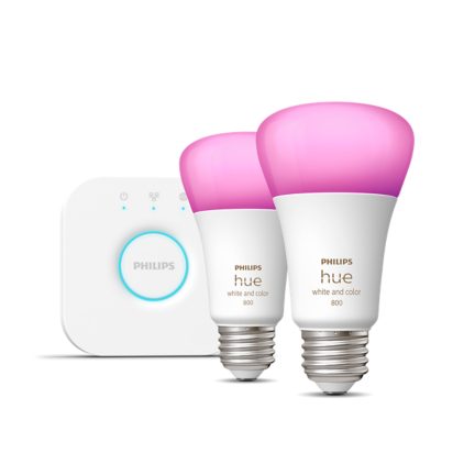 Hue White and color ambiance Starter kit: 2 E26 smart bulbs (60 W)