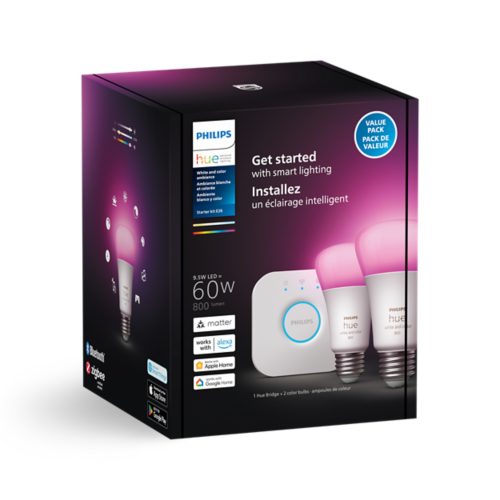 Starter kit: 2 E26 smart bulbs (60 W)