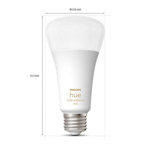 Hue A21 E26 100W形 LED 電球 ホワイト | Philips Hue JP