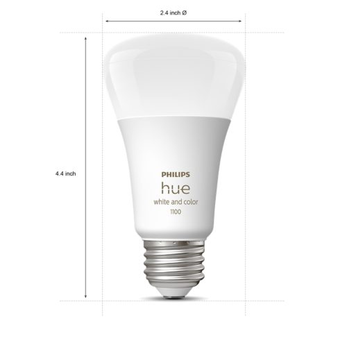 Hue 2-pack A19 E26 75W LED Bulb White and Colour Ambiance