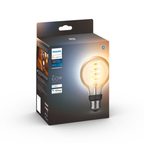 Philips Hue Bulbs E27 (G93) 7W 550lm Warm-to-cool white light Amber