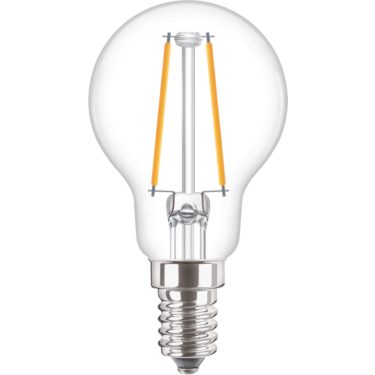 Lampadina classica LEDluster D 4 25W dimmerabile Bianco caldo Mini LED  classico 220V WW P45 CL E14, Philips