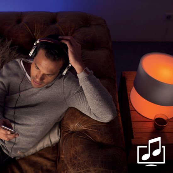 Sync movies, TV shows, music, and games to smart lights 