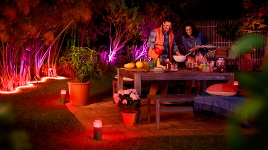 Beautify your backyard with outdoor lighting