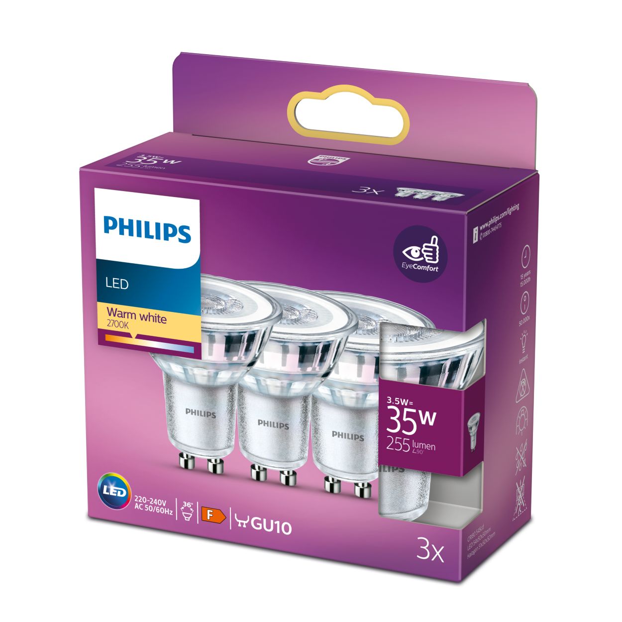 Philips deals gu10 35w