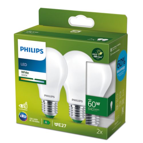 Philips led deals e27 3000k