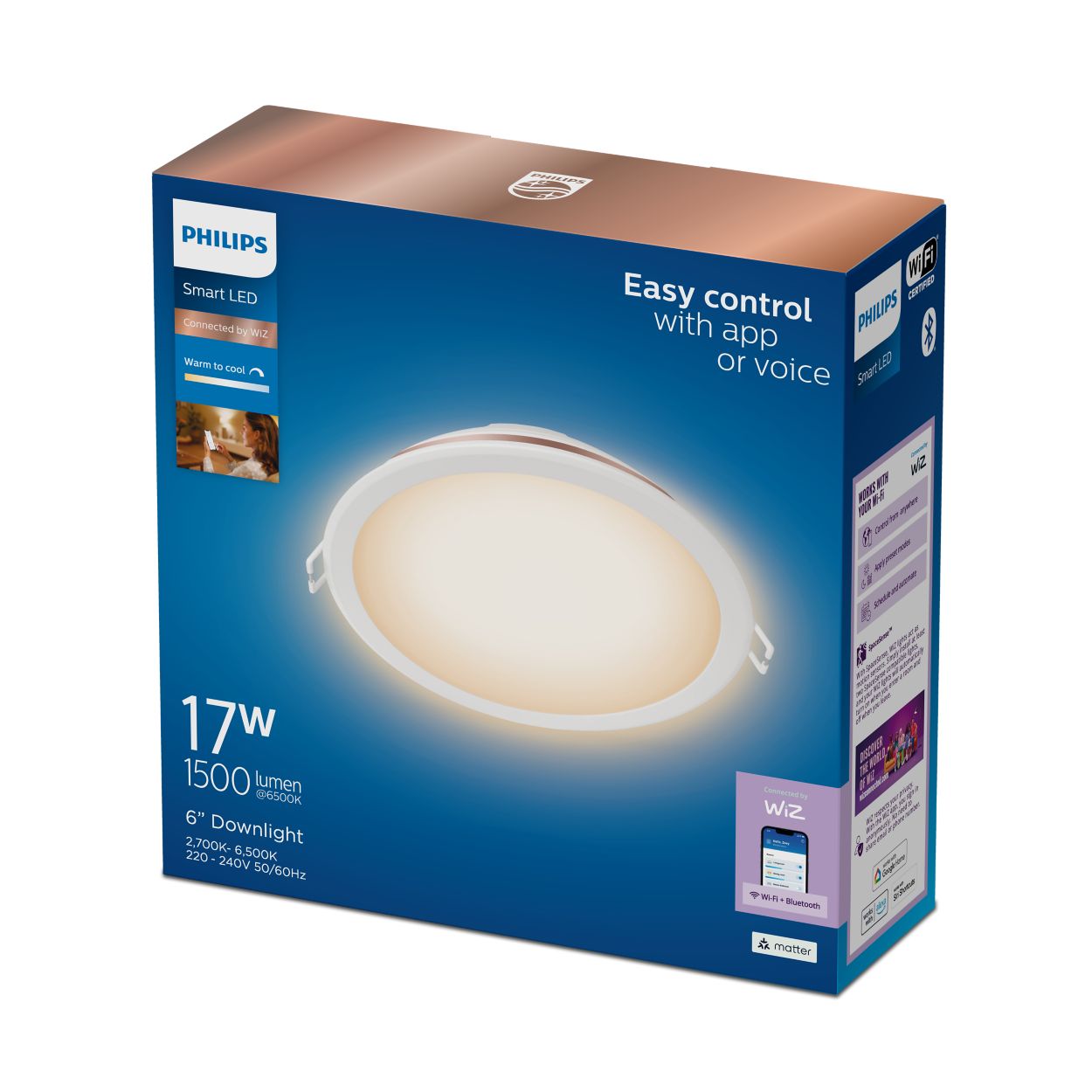 Philips wifi on sale recessed light