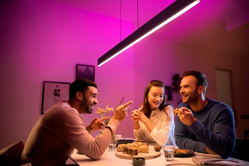 Lámpara colgante Ensis LED blanco de la firma Philips Hue