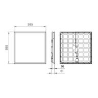 Dimension Drawing (without table) - RC132V G5 31_36_43S/840 PSU W60L60 NOC