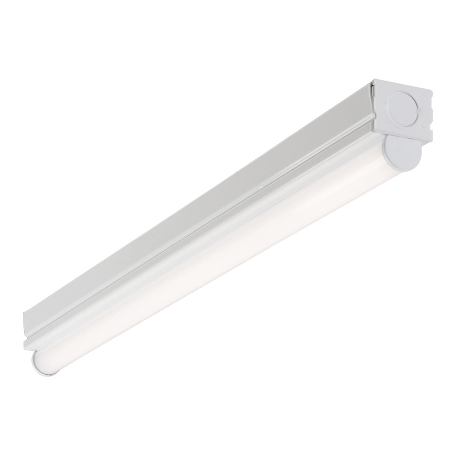 Metalux fluorescent outlet strip light