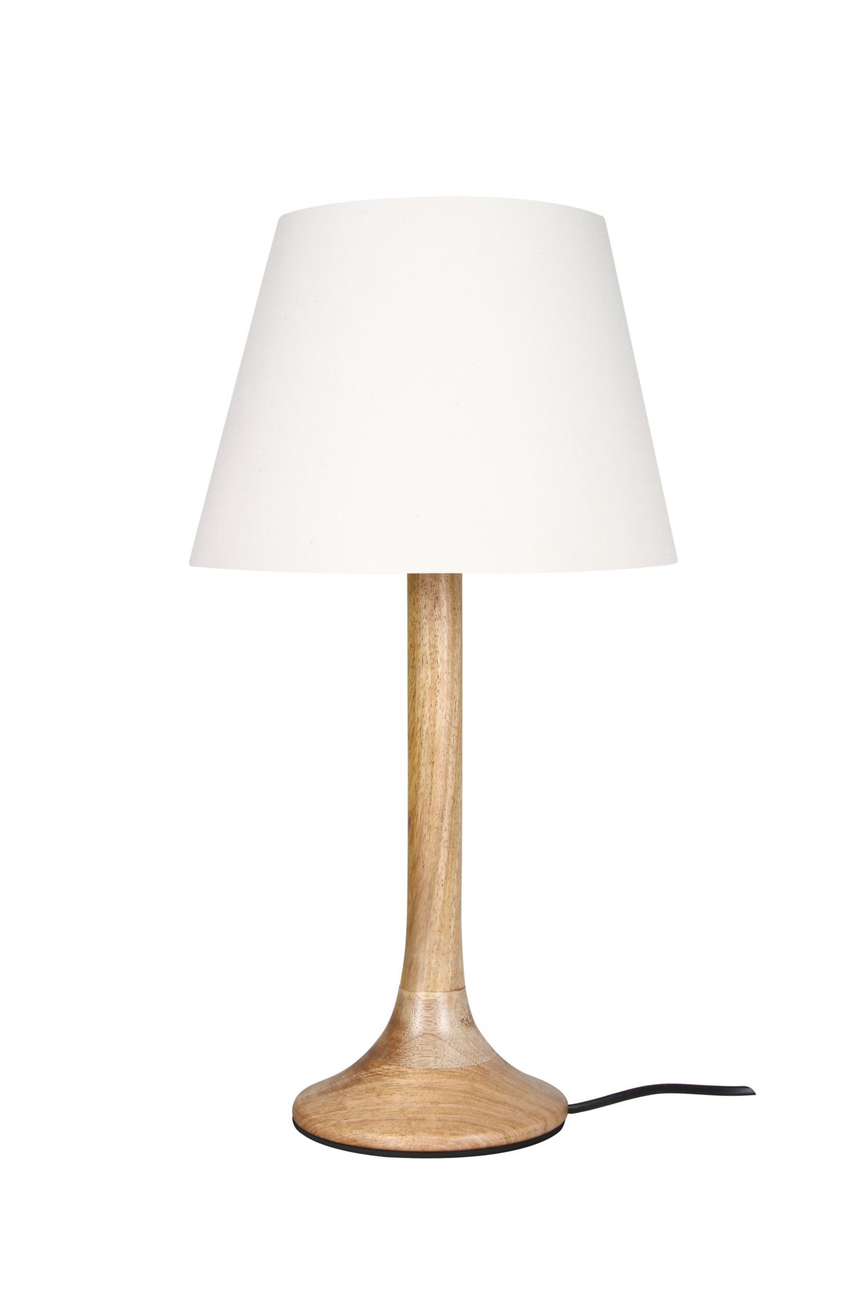 Good old-world charm of a classical wooden table lamp