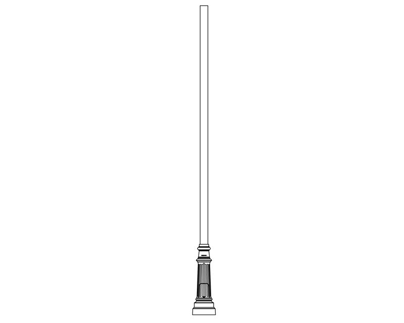 P1500 Series Poles (P1511, P1516, P1521, P1526, P1561, P1566)