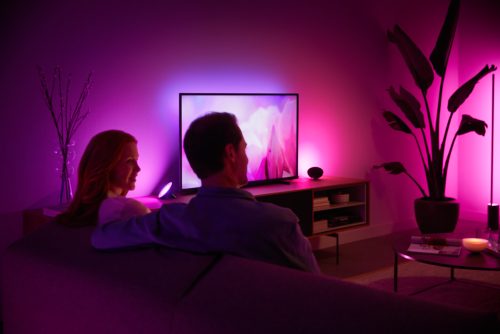 Hue White and Colour Ambiance Bloom table Philips Hue UK