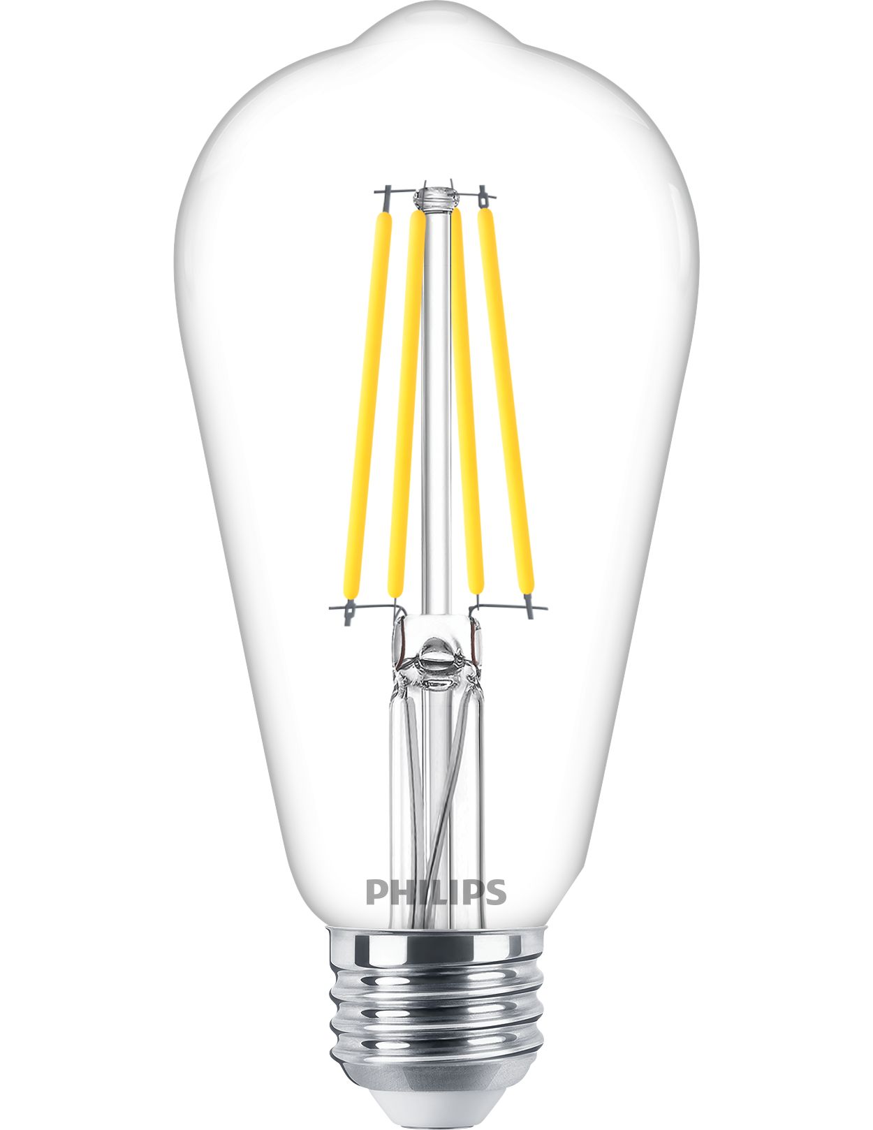 Ampoule LED 4W Filament Standard Calotte Argentée (397lm) E14 - Philips