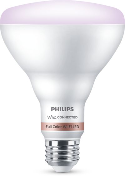 Philips WiZ Ampoule réflecteur Smart LED PAR30 E26 75W, couleur variable et  blanc accordab