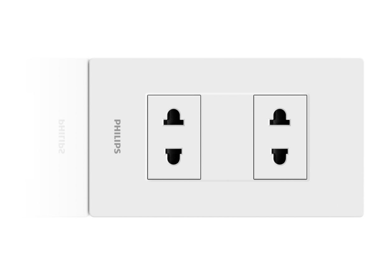 High quality switch and socket designed to safely last for years