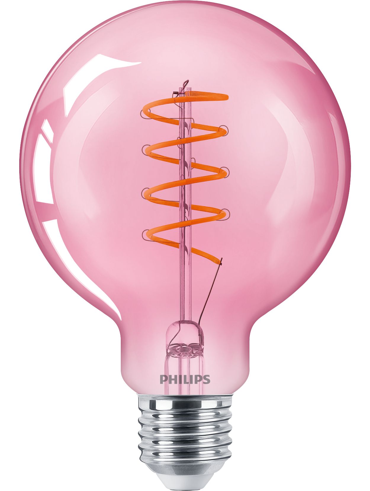 Pink shop filament bulb