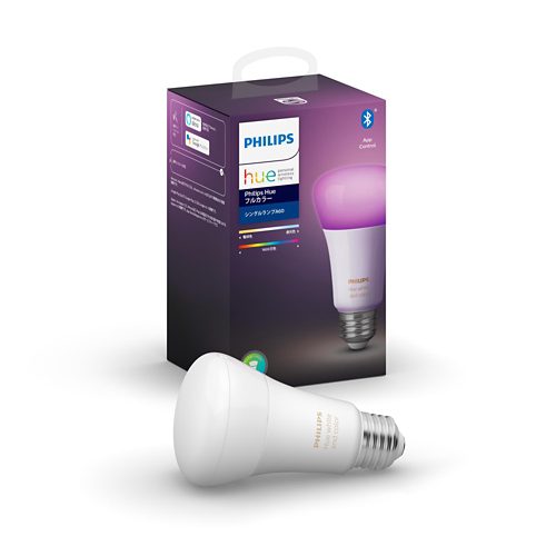 Hue 1 パック A60 E26 LED 電球 - フルカラー | Philips Hue JP