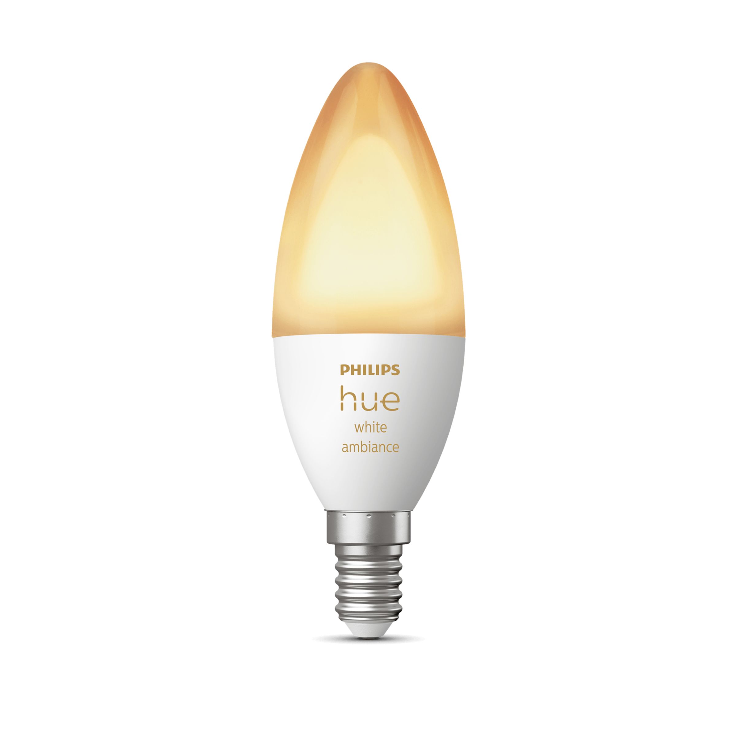 Philips Hue White, ampoule LED connectée Luster E14, compatible Bluetooth,  fonctionne avec Alexa, Google Assistant et