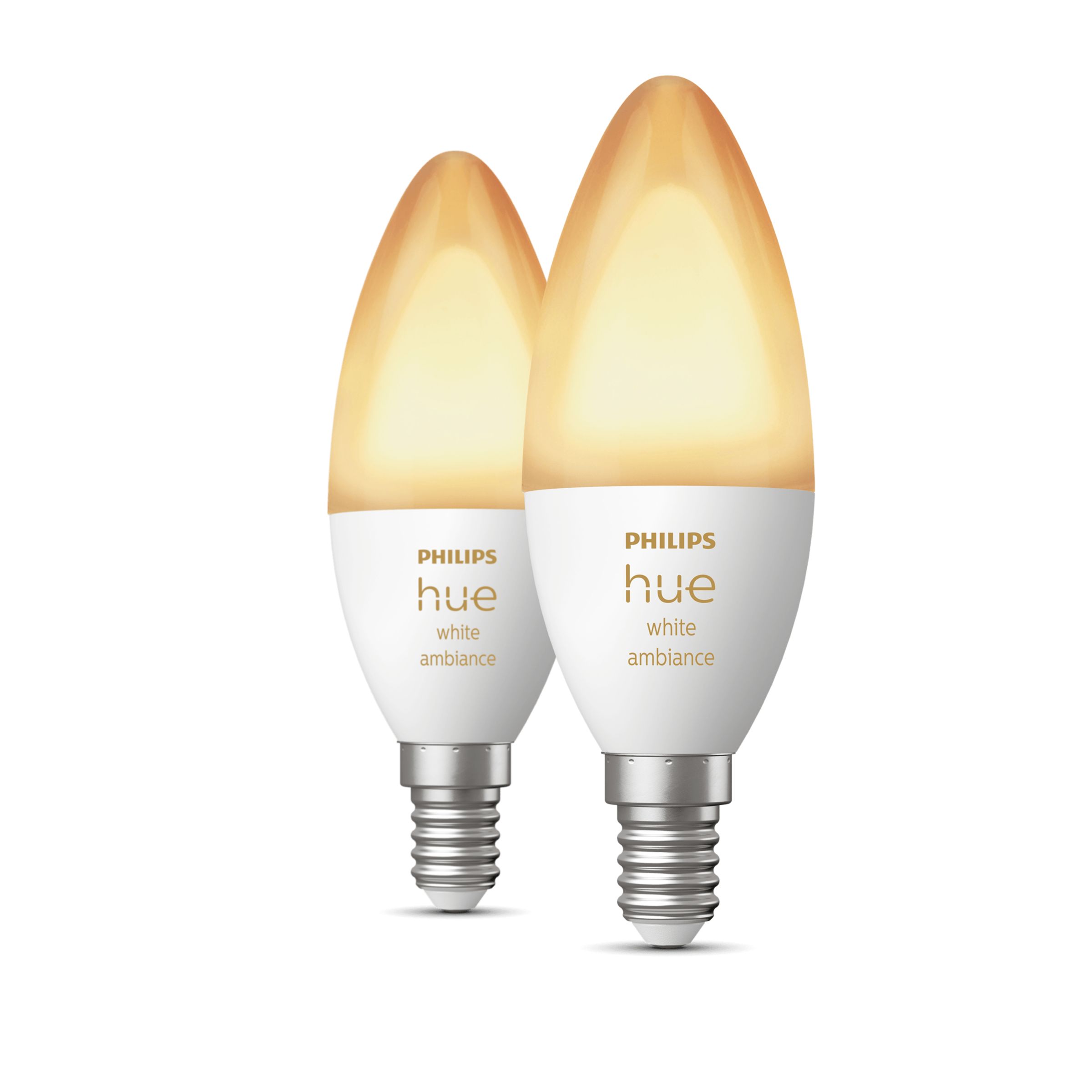 Philips Hue White Ambiance, Kit de démarrage E27 x 2, pont et