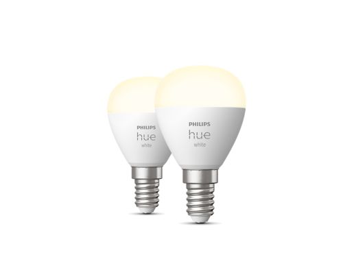 Hue White Pack de 2 sphérique E14