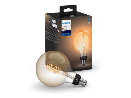 Hue White Filament G125 globe - B22 smart bulb