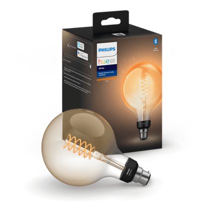 Hue White Filament G125 globe - B22 smart bulb