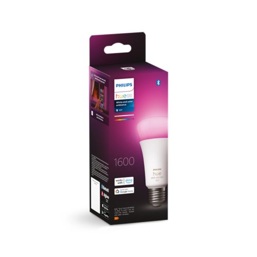 8719514288157 bombilla inteligente philips hue white and color e27