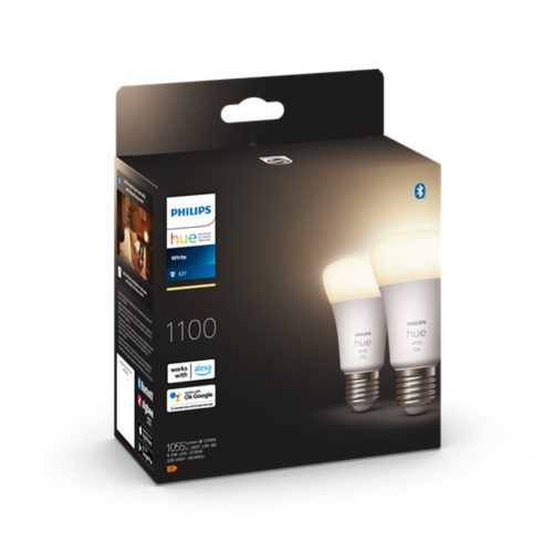 Philips Hue Ampoule Connectée Blanc E27 - 2ème génération A+