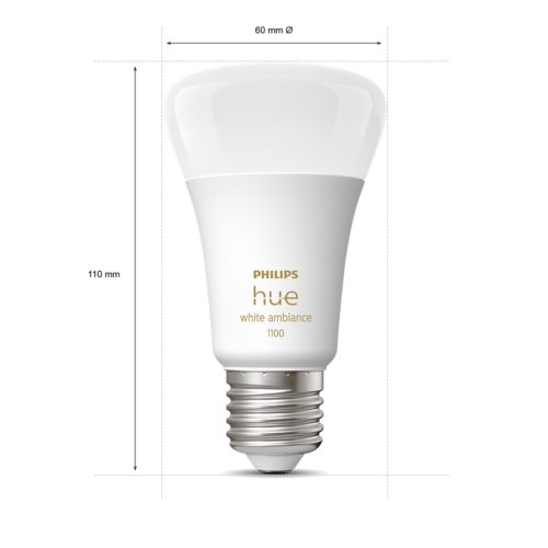 Philips hue white single deals smart bulb led