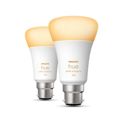 Hue White Ambiance A60 – B22 smart bulb – 1100 (2-pack)