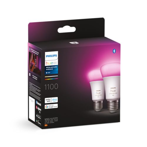 Philips Hue Starter Kit, White And Color Ambiance 11W 1100 lm E27 Set