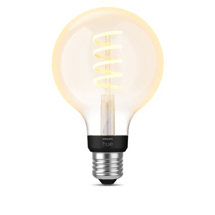 Hue White Ambiance Filament G93 globe – E27 smart bulb