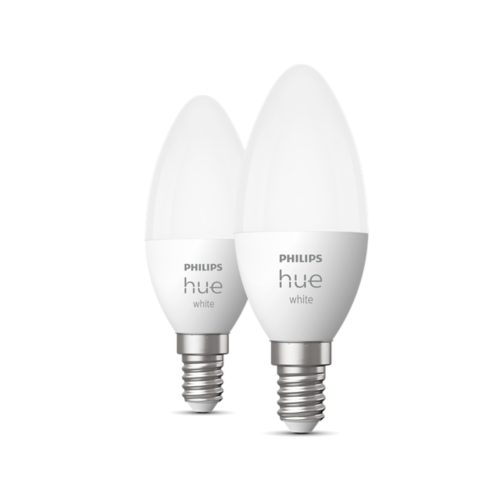Hue 2-pack E14 B39 Candle LED Bulbs – White