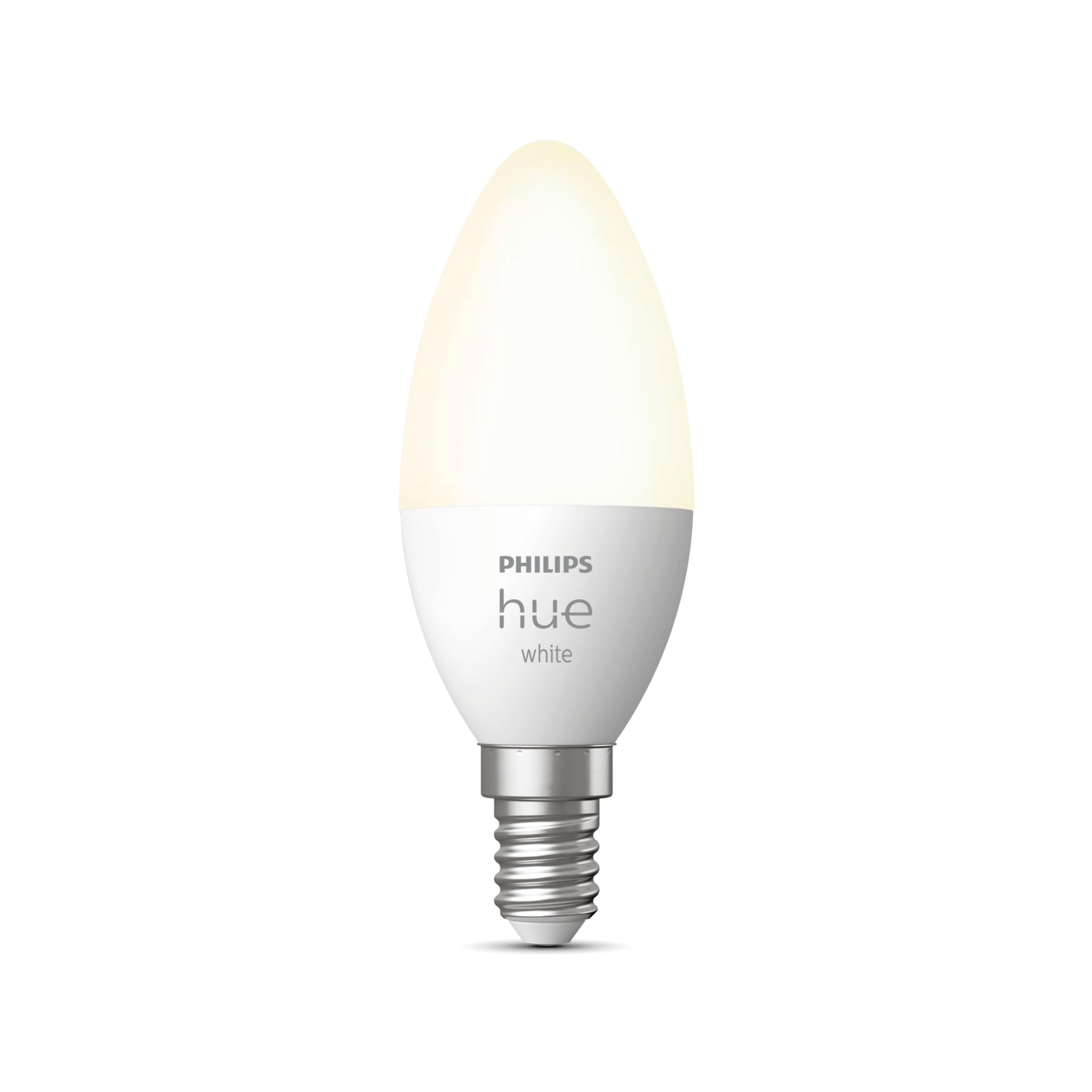 Ampoule LED connectée E14 flamme 5,8W blanc chaud blanc froid et