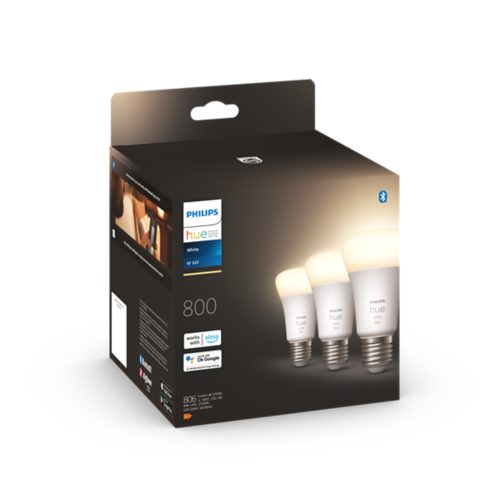 Buy Philips Hue Bulbs E27 (A60-Filament) 7W 550lm Warm-to-cool