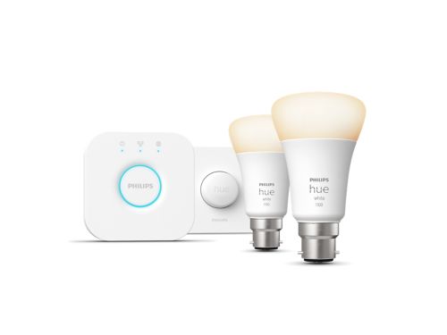 Hue 4-pack B22 LED Bulb – White Ambiance | Philips Hue UK