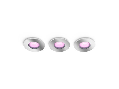 Hue White and Colour Ambiance Three-pack Xamento recessed spotlight