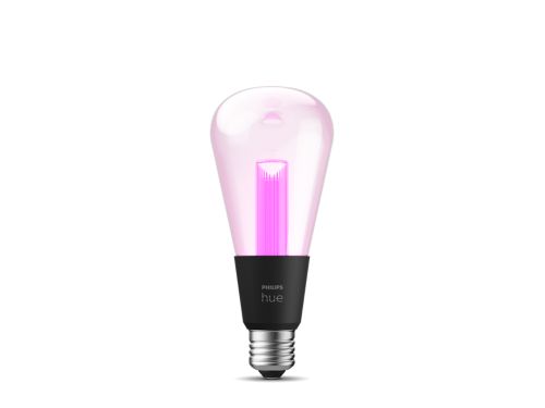 Hue White and Colour Ambiance ST72 – E27 smart bulb