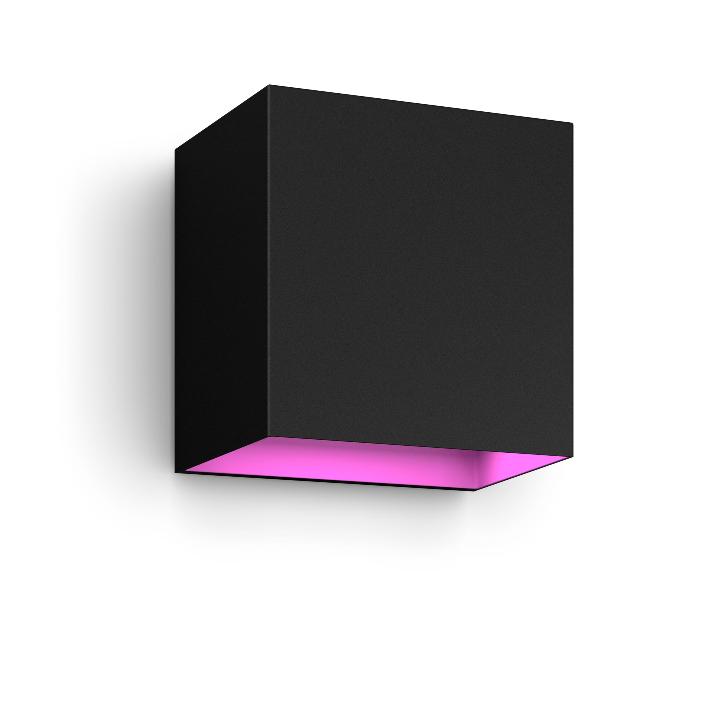 Philips Hue White & Color Ambiance Resonate Outdoor Einstrahlige Wandleuchte Schwarz