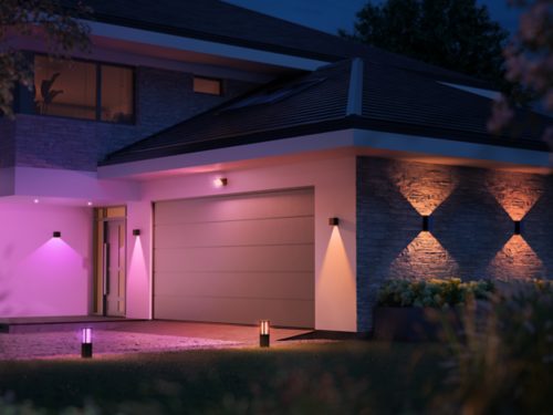 – Hue | Lichtstrahl nach unten Philips DE Hue Schwarz gerichteter Resonate,