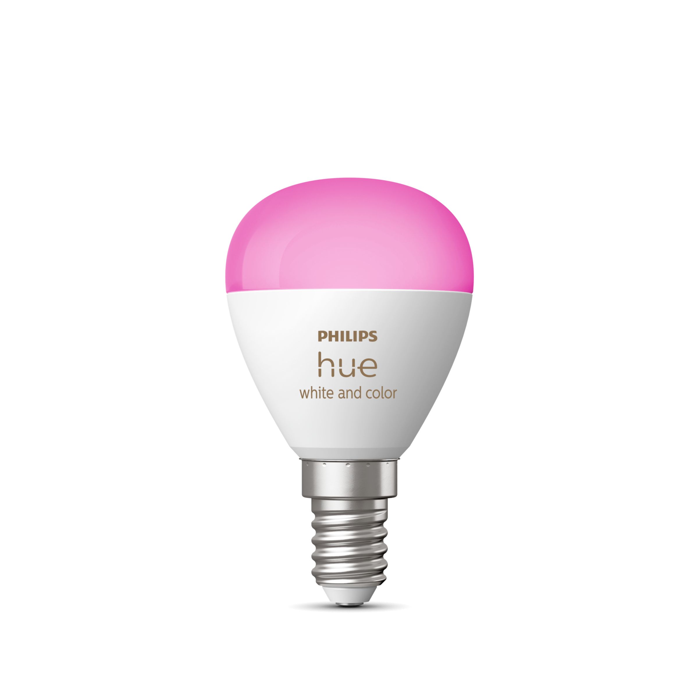 Philips Hue White and color ambiance Klotlampa – E14 smart ljuskälla