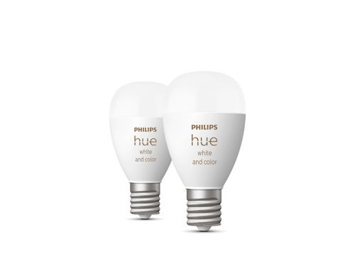 Hue フルカラー キャンドル - E17 スマート電球 - (2 個パック)