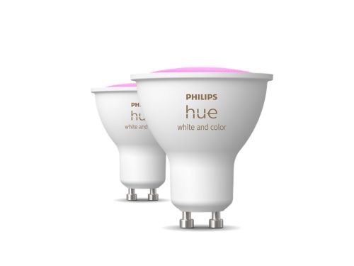 Hue White and color ambiance GU10 - spots - 2-pak