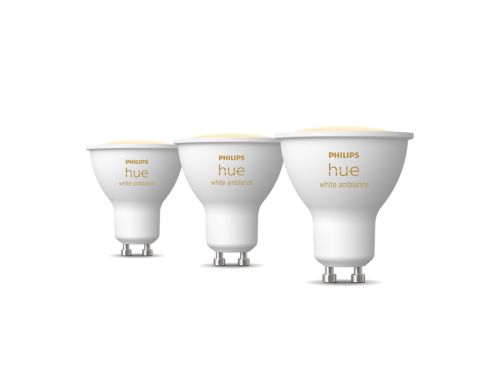 Hue White ambiance GU10 - spots - 3-pak