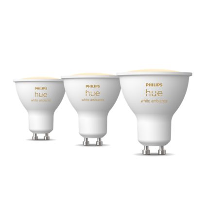 Hue White ambiance GU10 - spots - 3-pak