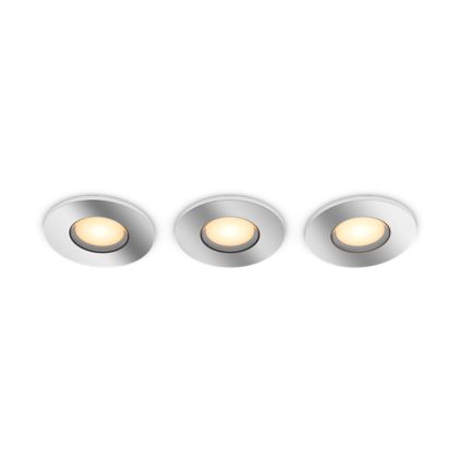 Hue White Ambiance Downlight encastrable Adore Bathroom (lot de 3)