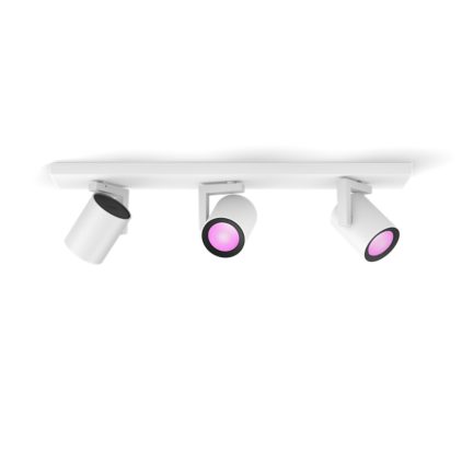 Hue White and Colour Ambiance Argenta triple spotlight