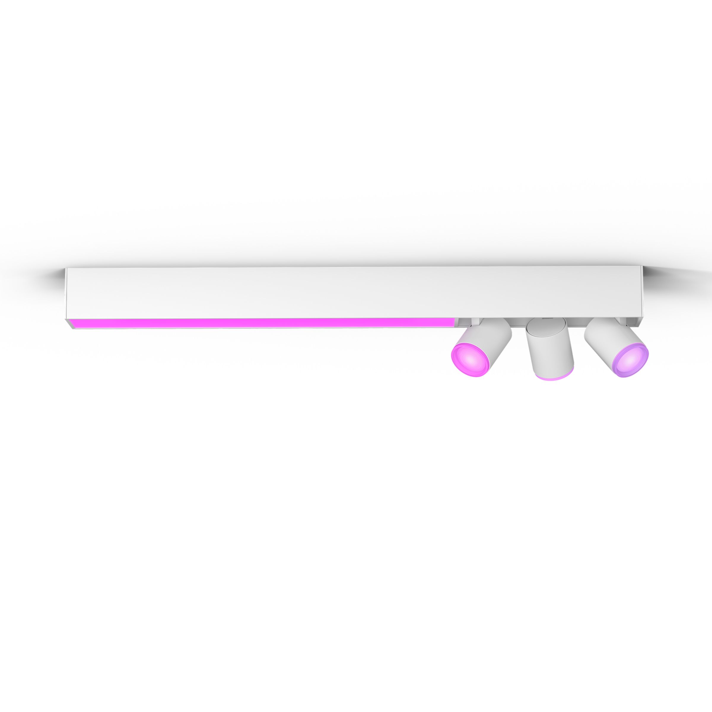 Philips Hue White and color ambiance Centris taklampa med 3 spotlights - Vit