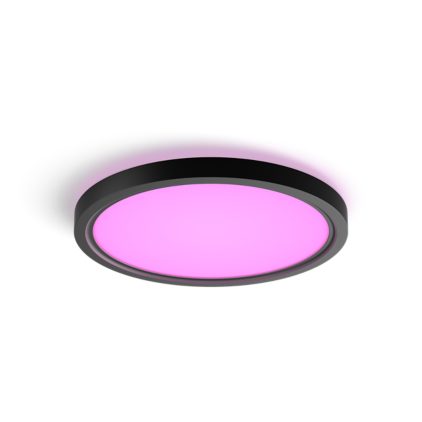 Hue White and Color Ambiance Tento rond WCA LED-plafondpaneel 29,1 cm zwart